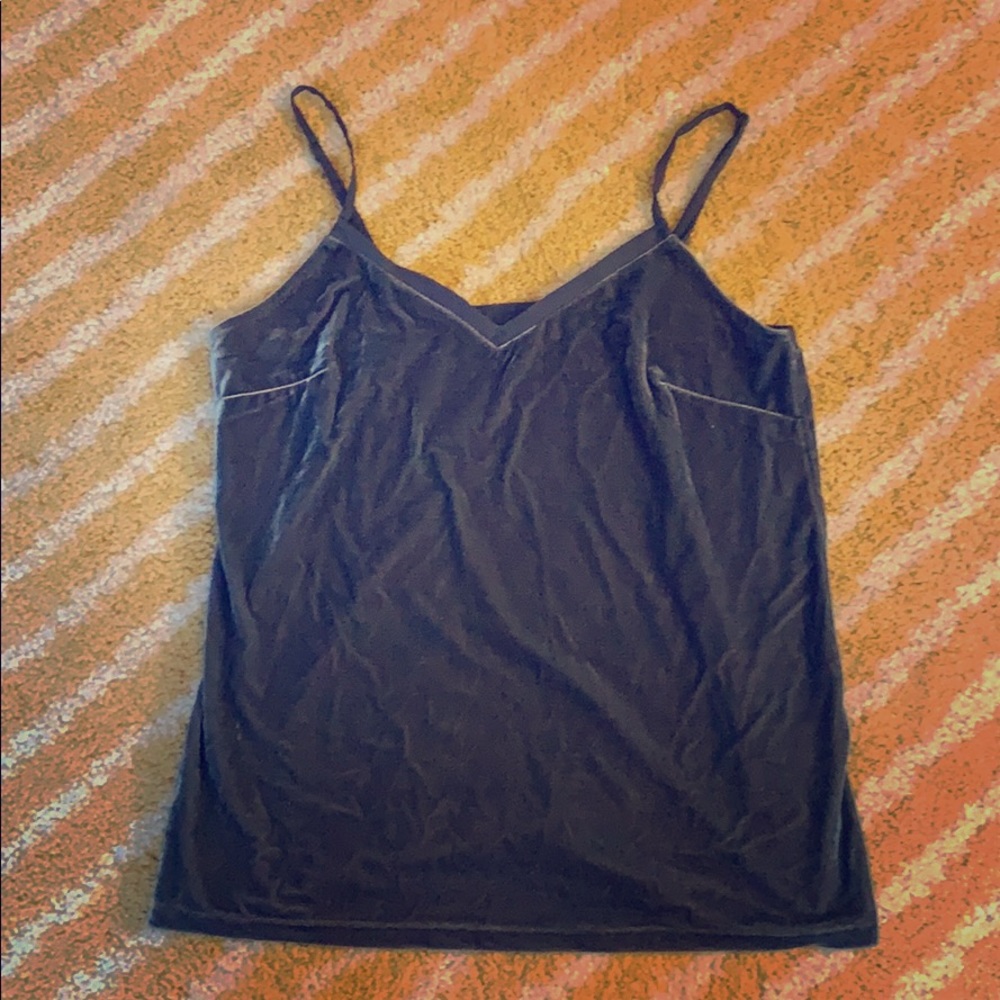 Banana republic velvet tank top